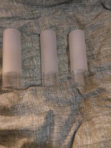 Verlichting  glaasjes.  Lampekapjes