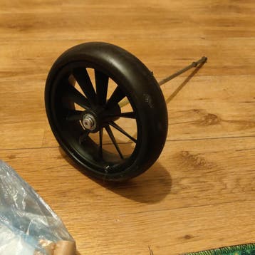 Fietswiel Bandit and Angels loopfiets met as en toebehoren