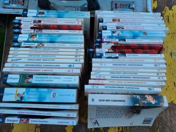 Partijtje boeken Bouquet en Harlequin enz