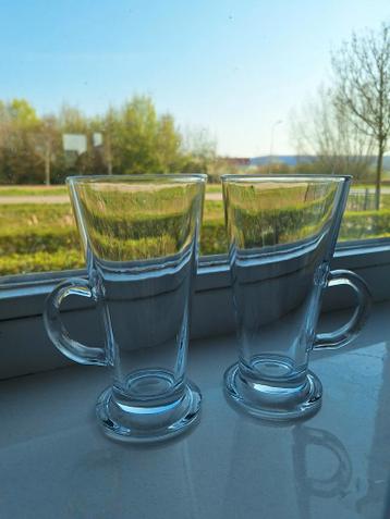 2x latte macchiato glazen