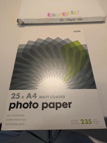 Fotopapier diverse maten