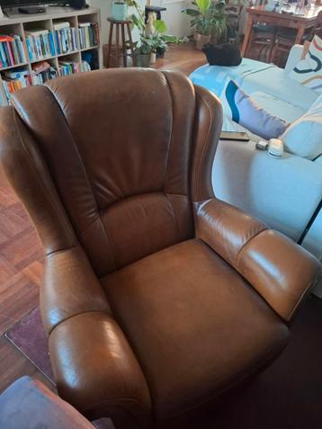 Tweedehands leren stoel