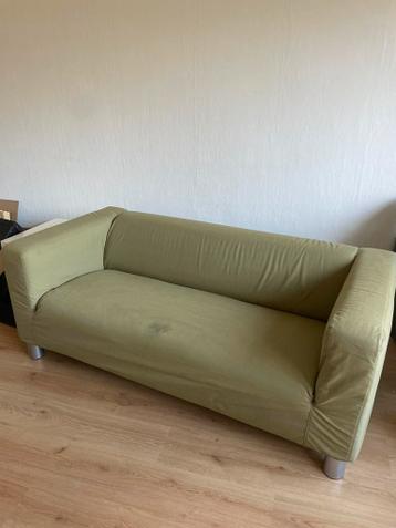 GRATIS IKEA Klippan bank wit met groene hoes