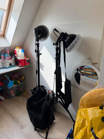 Fotografie Lampen Set met statief gratis
