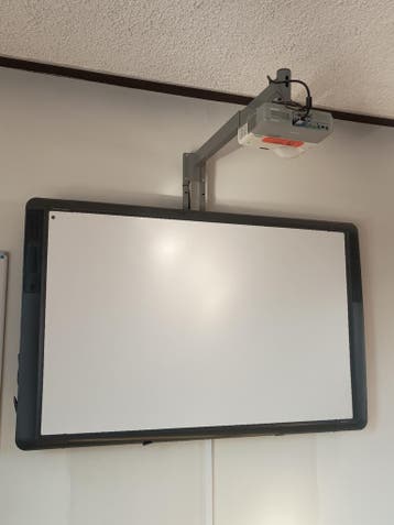 Gratis Beamer met scherm.