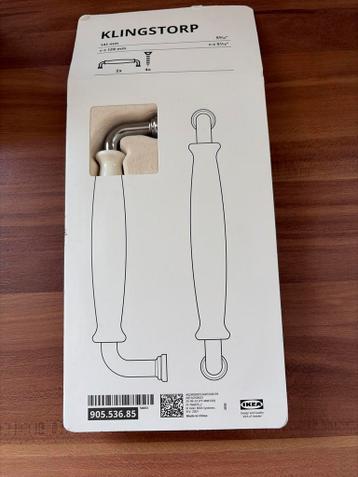 2 Nieuwe IKEA KLINGSTORP handgrepen, 128 mm c-c