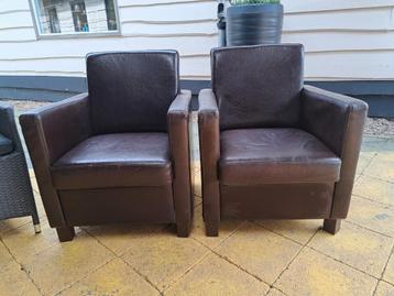 2 Kunstleren Fauteuils - Comfortabel en Stijlvol