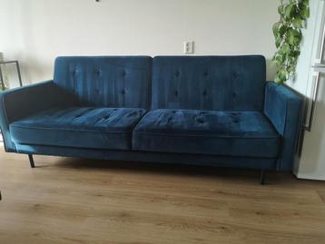 Blauwe slaapbank gratis af te halen