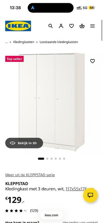 Kleppstad kleding kast