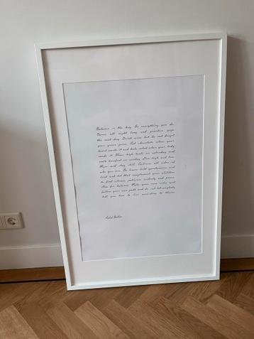 Ikea lijst wit  - 96,5x64,5 cm