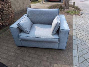Grijze 1.5-zits bank