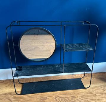 Wanddisplay met spiegel