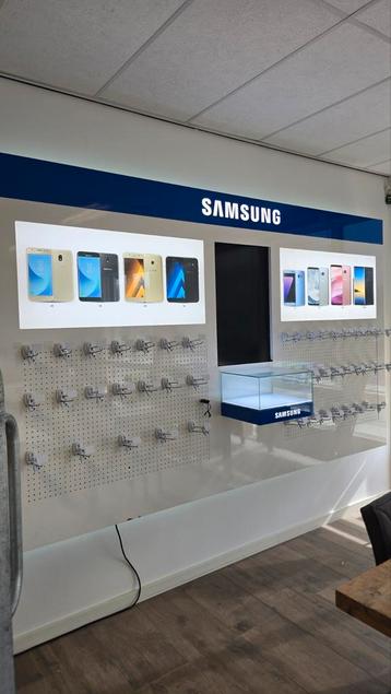 Samsung Galaxy telefoons display winkel inrichting telefoon