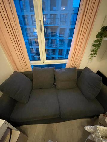 Ikea 2-Zits Slaapbank Grijs 200cm incl. Matras