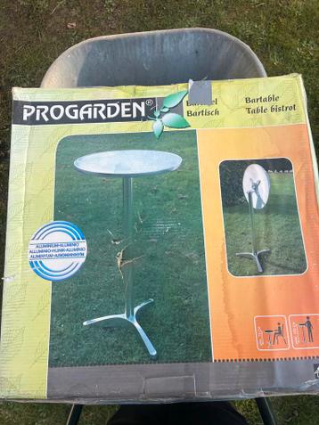 Statafels 2 stuks aluminium in hoogte verstelbaar