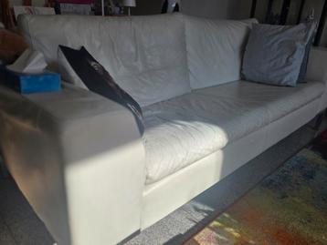 Montel lederen banken: 2-zits en 3-zits set