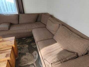 Bankstel met Set van 3 massief houten salontafels