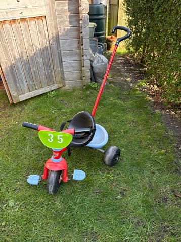 Driewieler met duwstang - Disney Cars