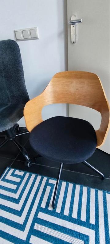 Bureaustoelen met zwarte en grijs zitting