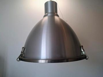 2x Industriële hanglampen - Aluminium, Ø 42 cm
