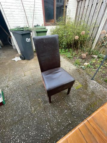 Lloyd Loom stoel, donkerbruin