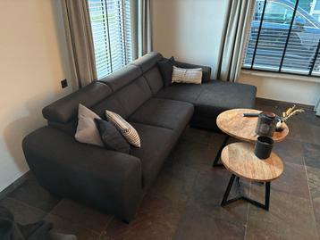 Hoekbank antraciet Piet Klerkx