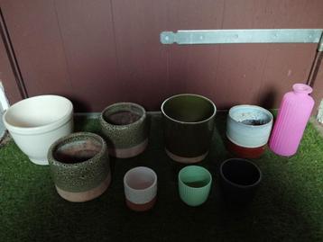 Gratis heel veel bloempotten en vazen