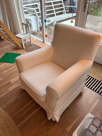 Comfortabele IKEA stoel met wasbare hoes (gebruikt)