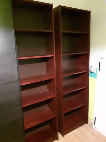 2 Boekenkasten - 60x202x25 cm