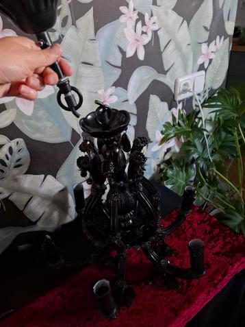 Zwarte kroonluchter - gratis af te halen