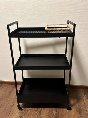 IKEA NISSFORSFORS Keukenwagen Zwart