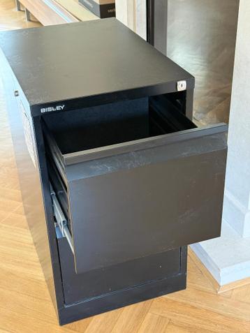Bisley metalen hangmappenkast – 2 laden – zonder sleutel