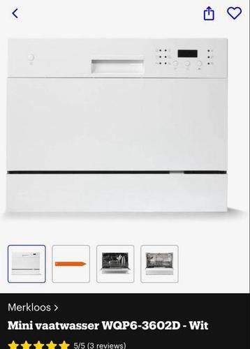 Gratis ! Blokker Tafelvaatwasser/Mini dishwasher WQP6-3602D