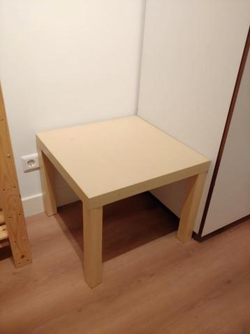 IKEA LACK Side table, white stained oak effect, 55x55 cm