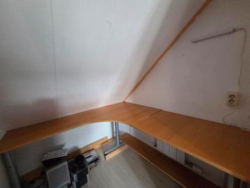 Beukenfineer hoekbureau - Gratis af te halen