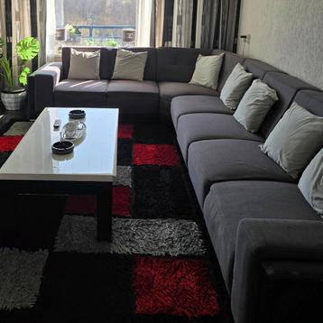 Gratis!! grote hoekbank, grijs,