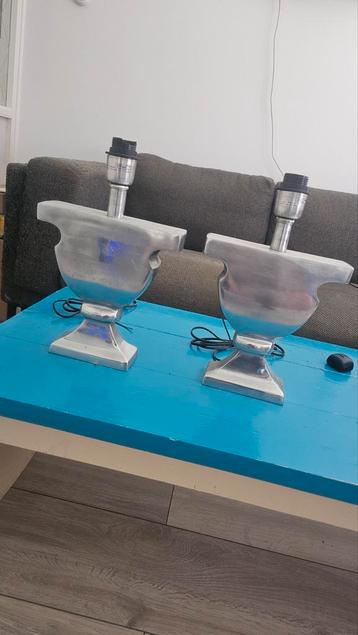 Set van 2 vensterbanklampen zonder kap