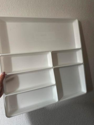 IKEA STÖDJA Bestekbak - Wit, 51x50 cm