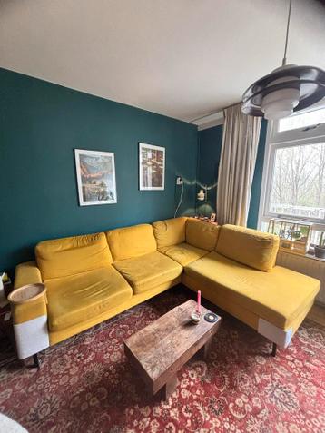 Gele hoekbank - Gratis!