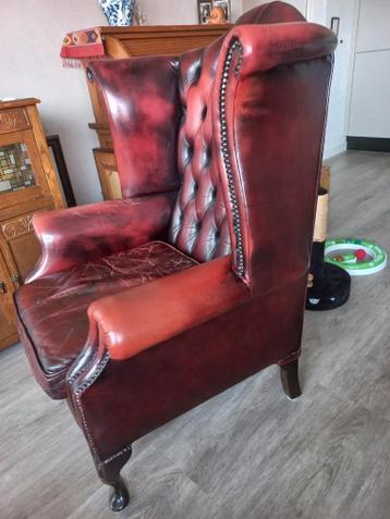 GRATIS Lederen Engelse fauteuil