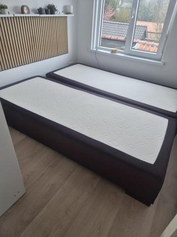 GRATIS boxspring onderstellen donkerbruin 210x90 per stuk