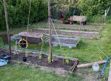 Moestuin in bruikleen