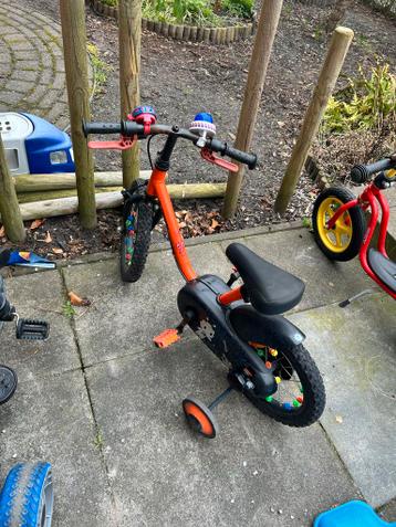 Kinderfiets 3/4 jaar met zijwieltjes