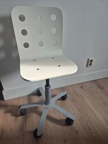 Witte Ikea bureaustoel kind