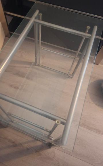 Transparante tafel - 79x49x69cm