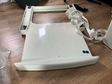 Gereserveerd !Tussenstuk wasmachine uittrekbaar + spanbanden