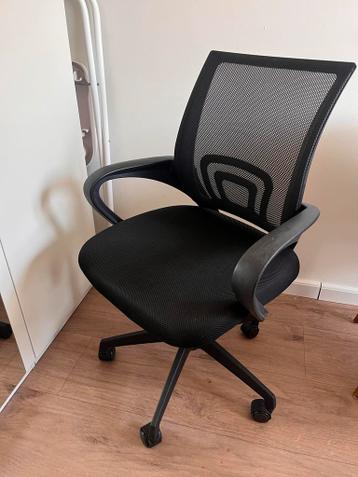 Zwarte Bureaustoel met Mesh Rugleuning