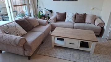 Comfortabele 3+2 zits bankstel - loungefunctie