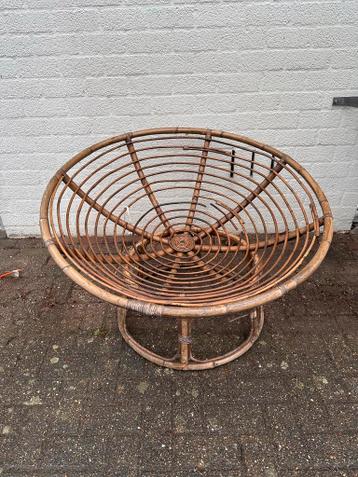 Vintage Rotan Papasan Stoel Onderstel (zonder kussen)