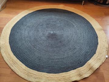 Jute vloerkleed rond